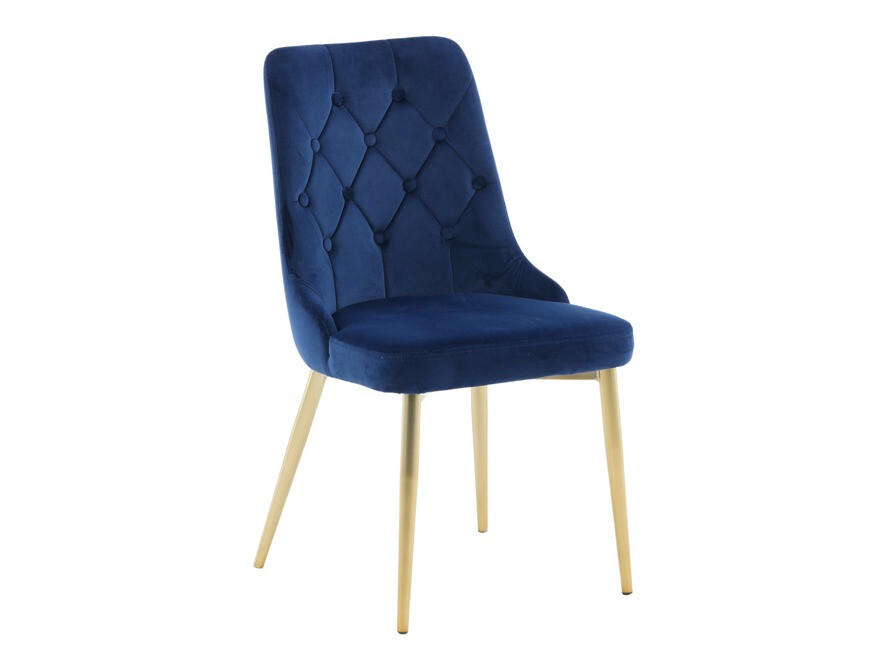 Dining set Dallas 1673 (Blue + golden)