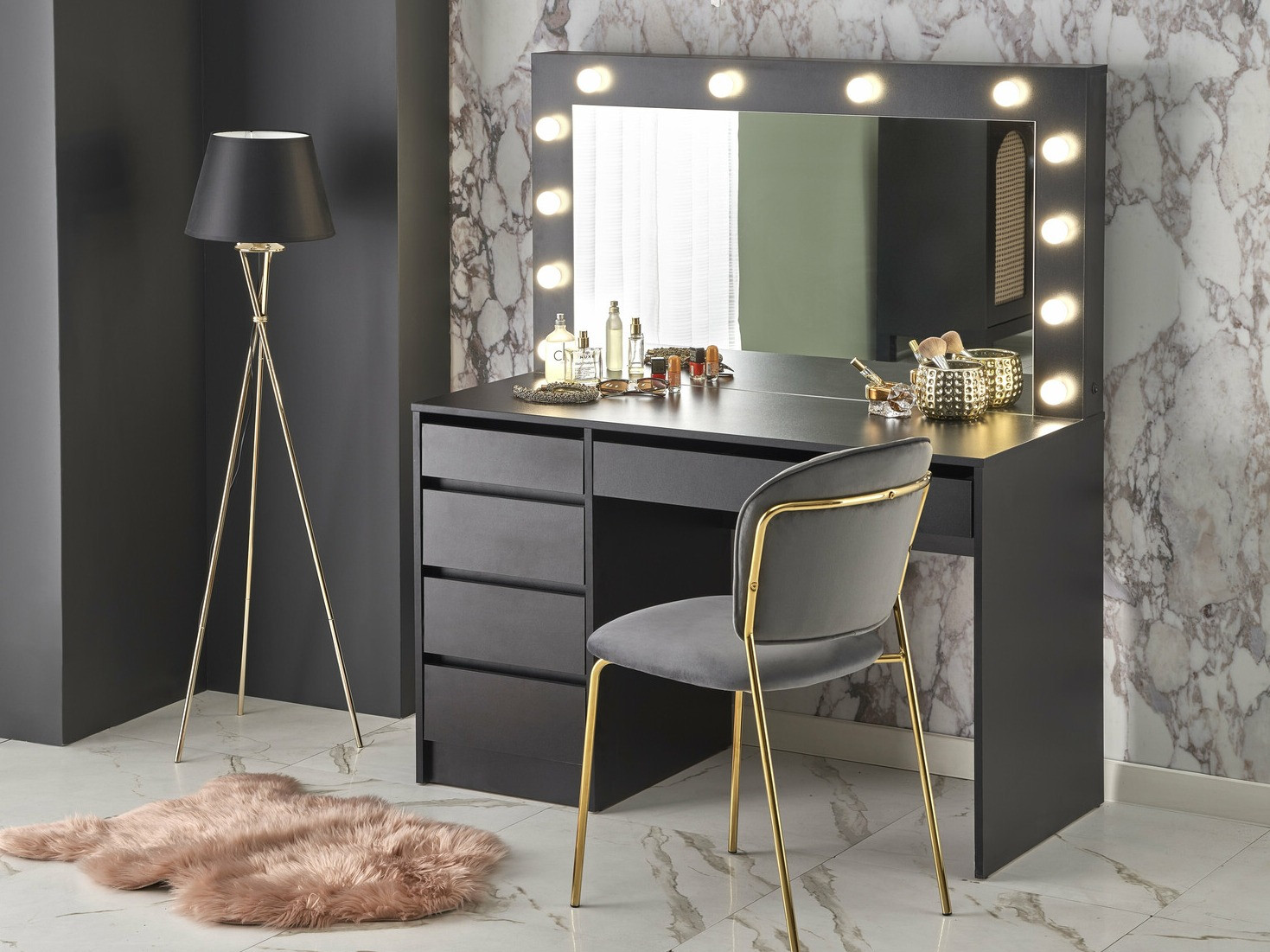 Τουαλέτα Houston Gaudium I (Μαύρο)