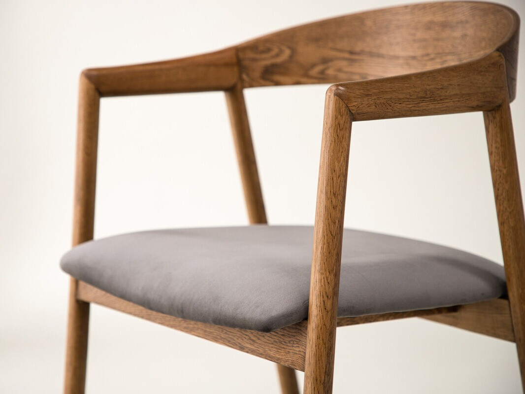 Καρέκλα Dallas 4939 (Γκρι + Καφέ)