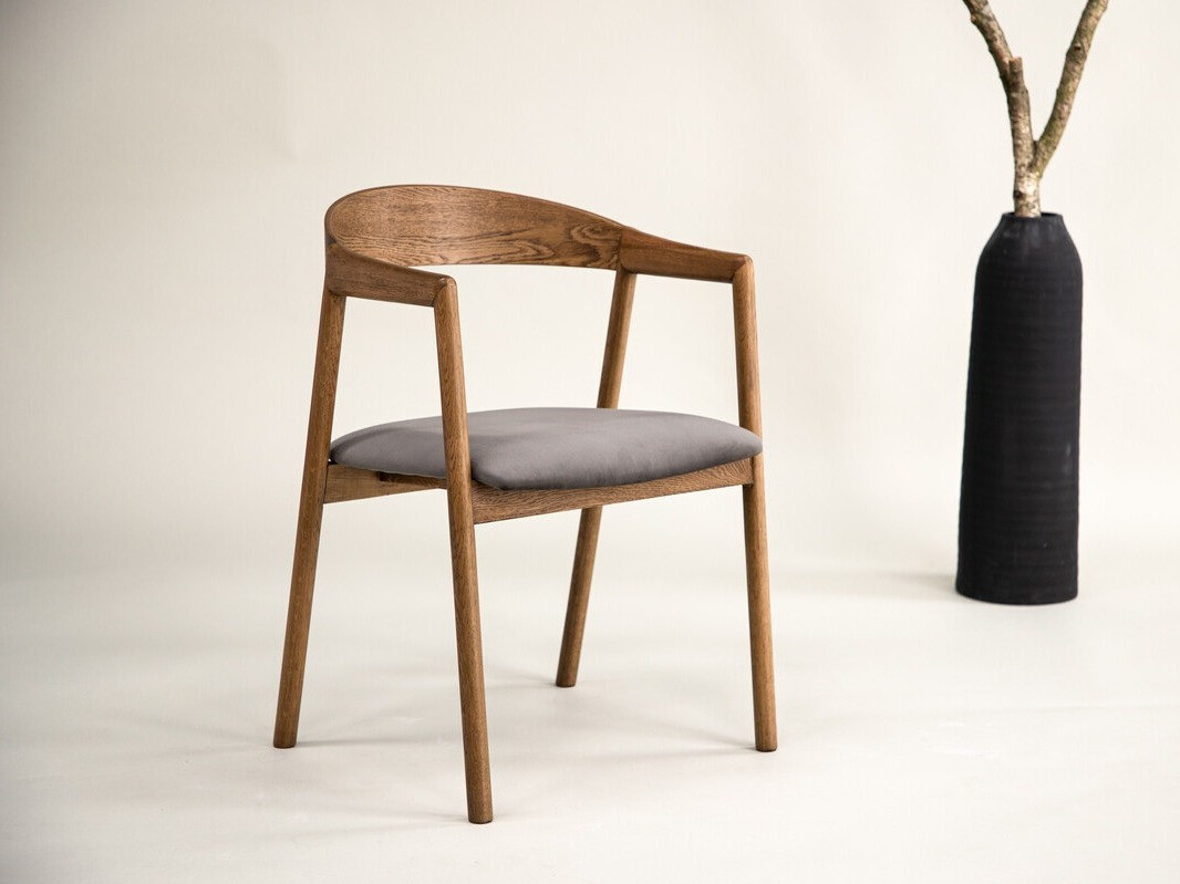 Καρέκλα Dallas 4939 (Γκρι + Καφέ)