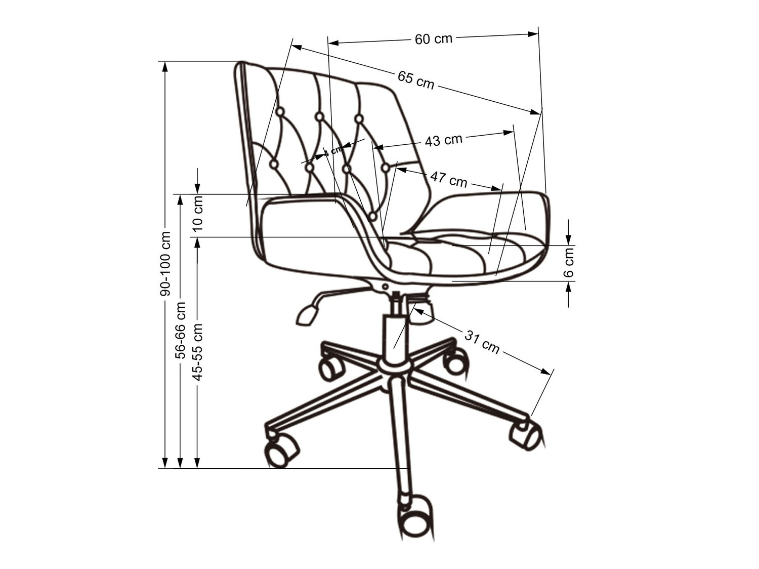 Καρέκλα γραφείου Houston 1522