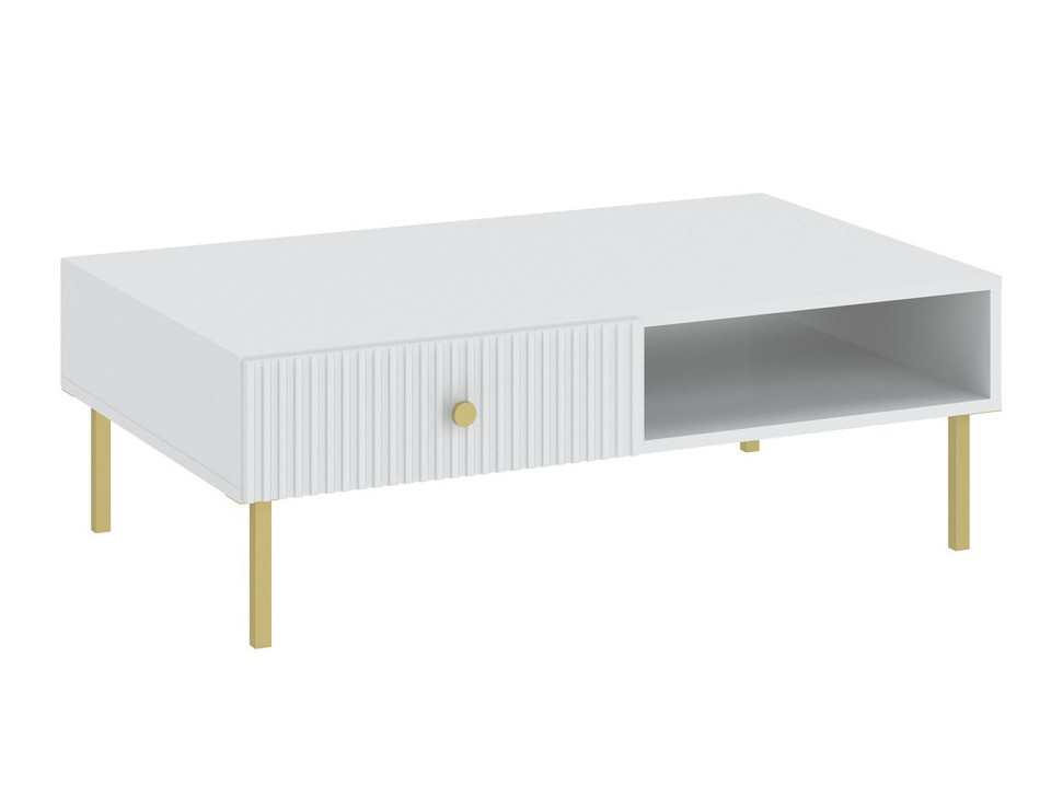 Coffee table Etliva 103 (White + Golden)