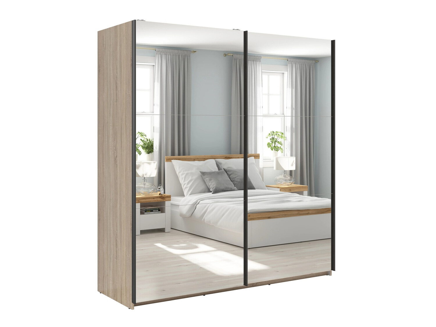 Ντουλάπα Livevaro 111 (Sonoma οξιά)