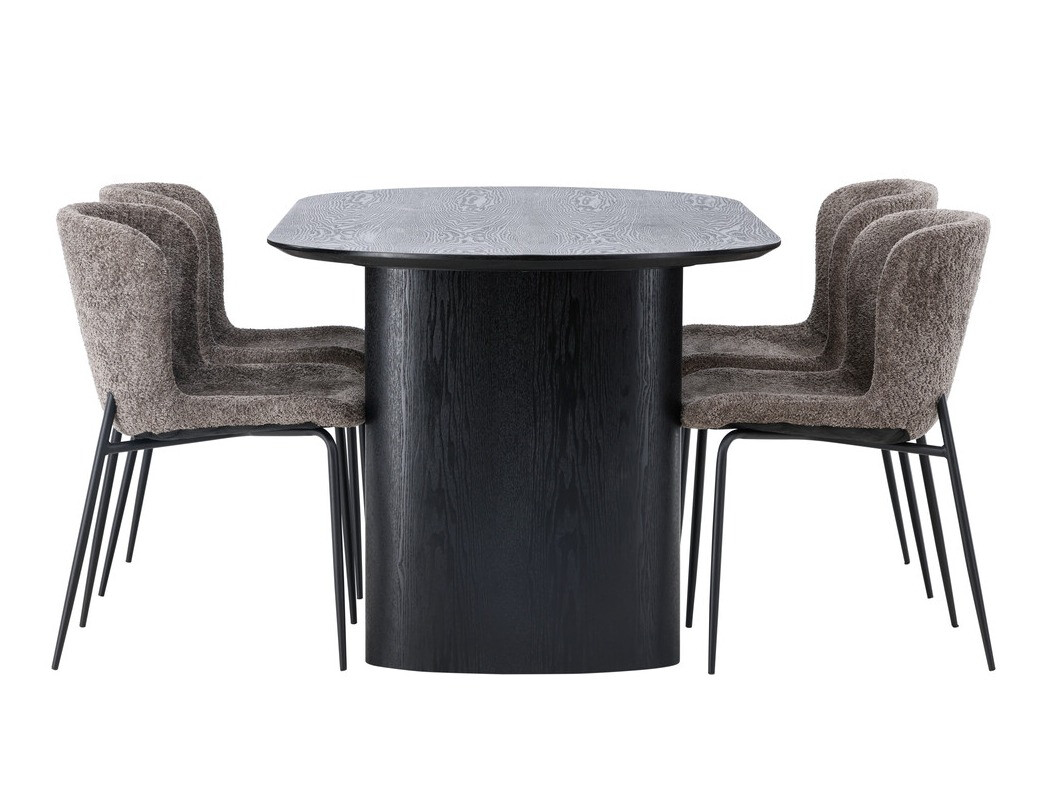 Dining set Dallas 4117 (Black)