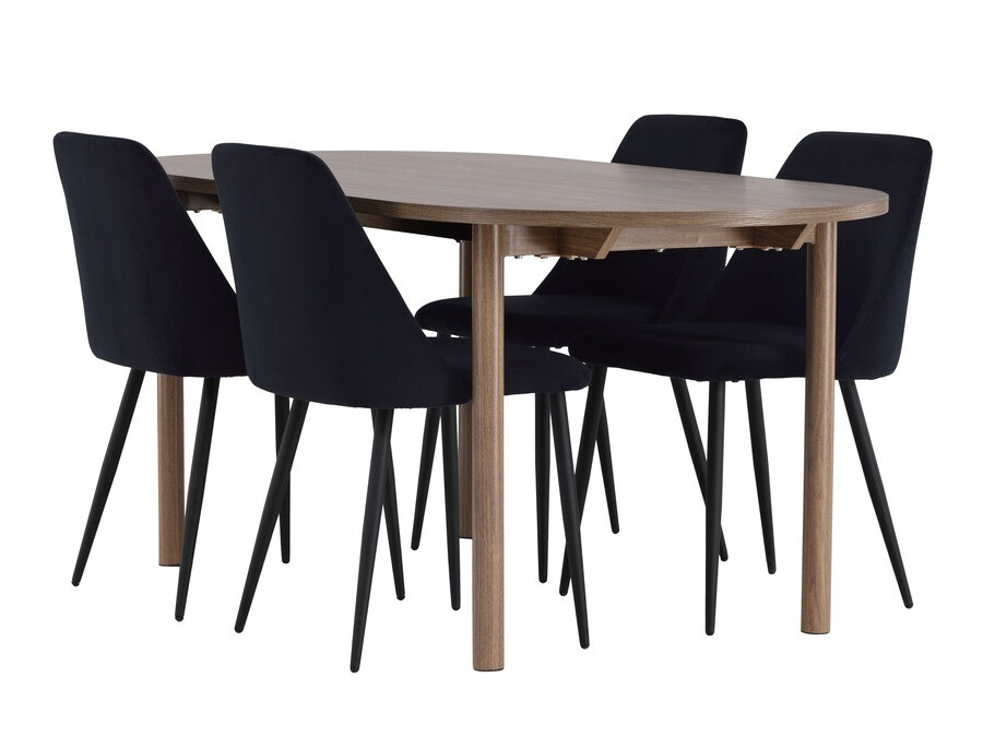 Dining set Dallas 4130 (Black)