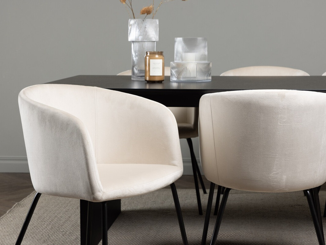 Dining set Dallas 4182 (Cream + Black)