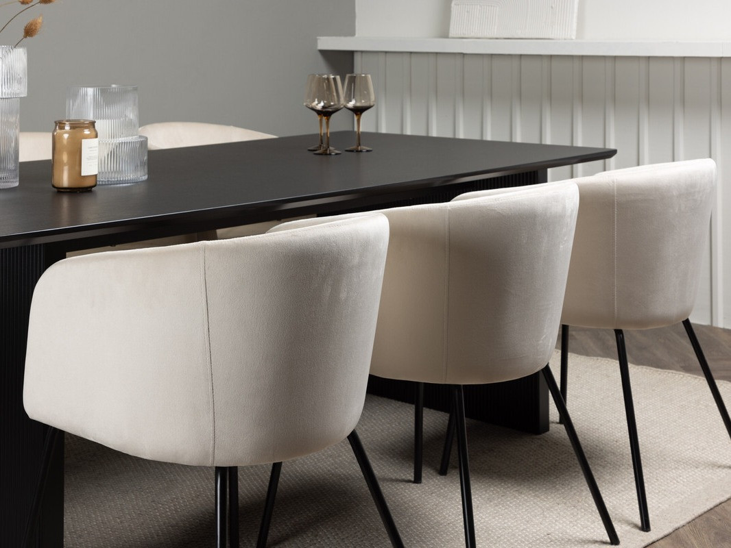 Dining set Dallas 4182 (Cream + Black)