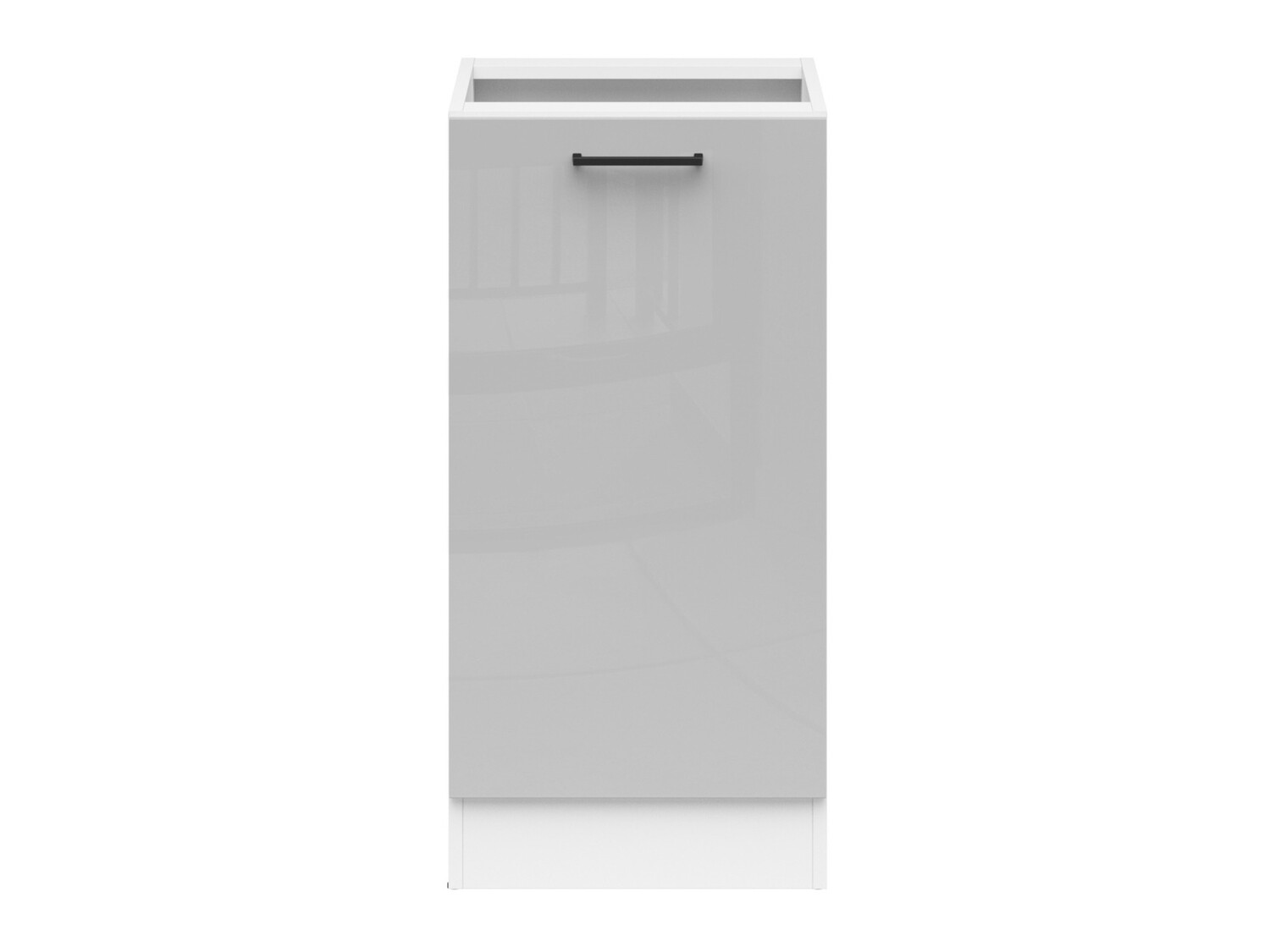 Modular cabinet with doors Line Grey 100