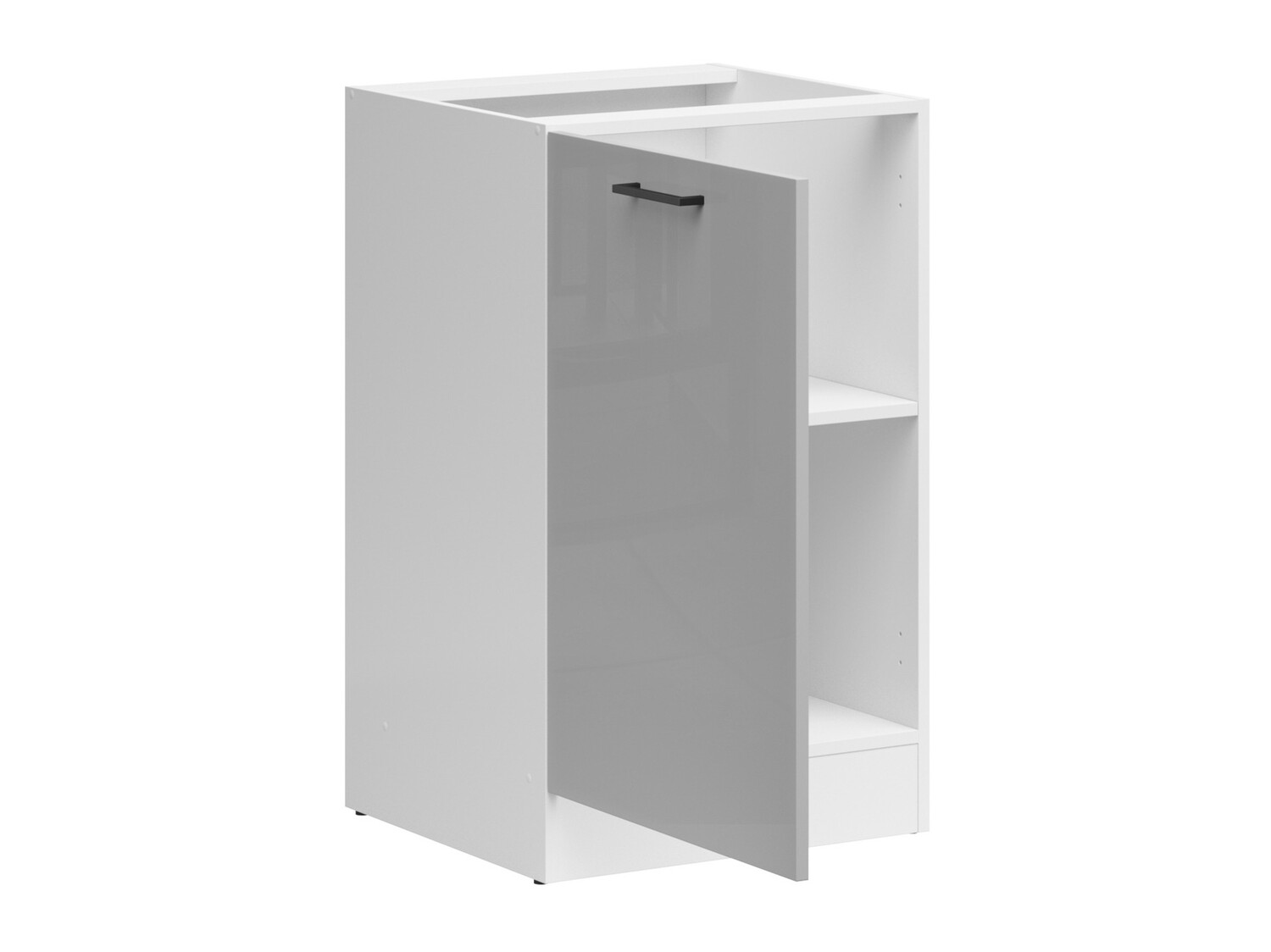 Modular cabinet with doors Line Grey 100