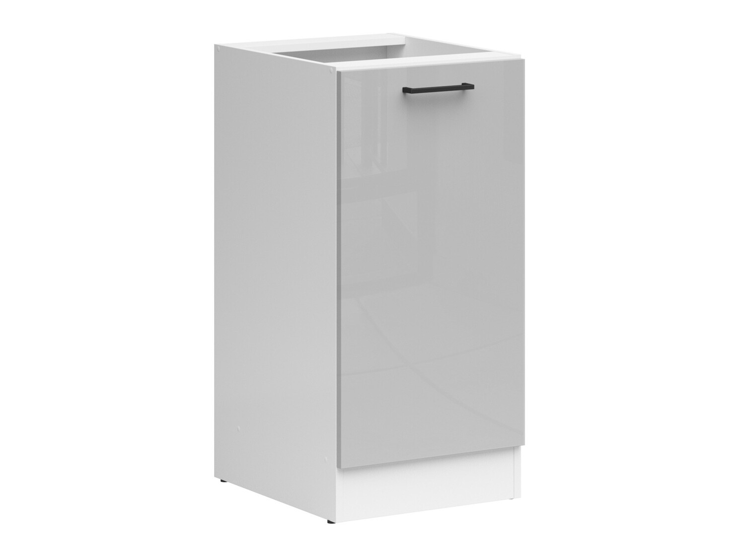 Modular cabinet with doors Line Grey 100