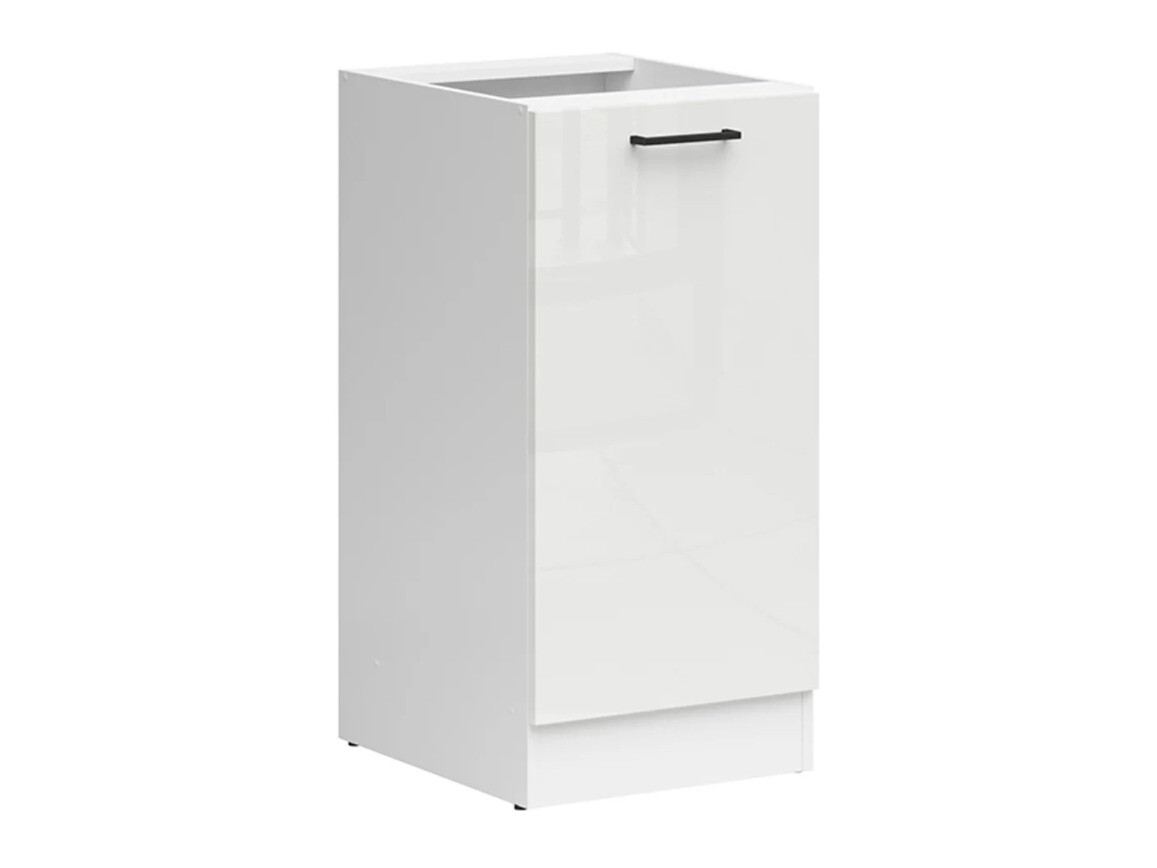 Modular cabinet with doors Line White 100