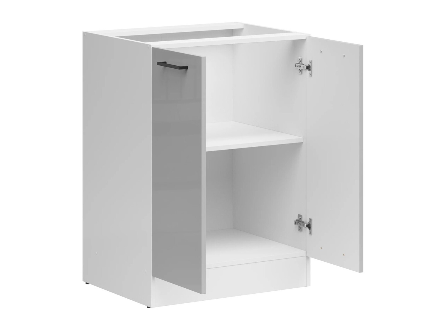 Modular cabinet with doors Line Grey 114