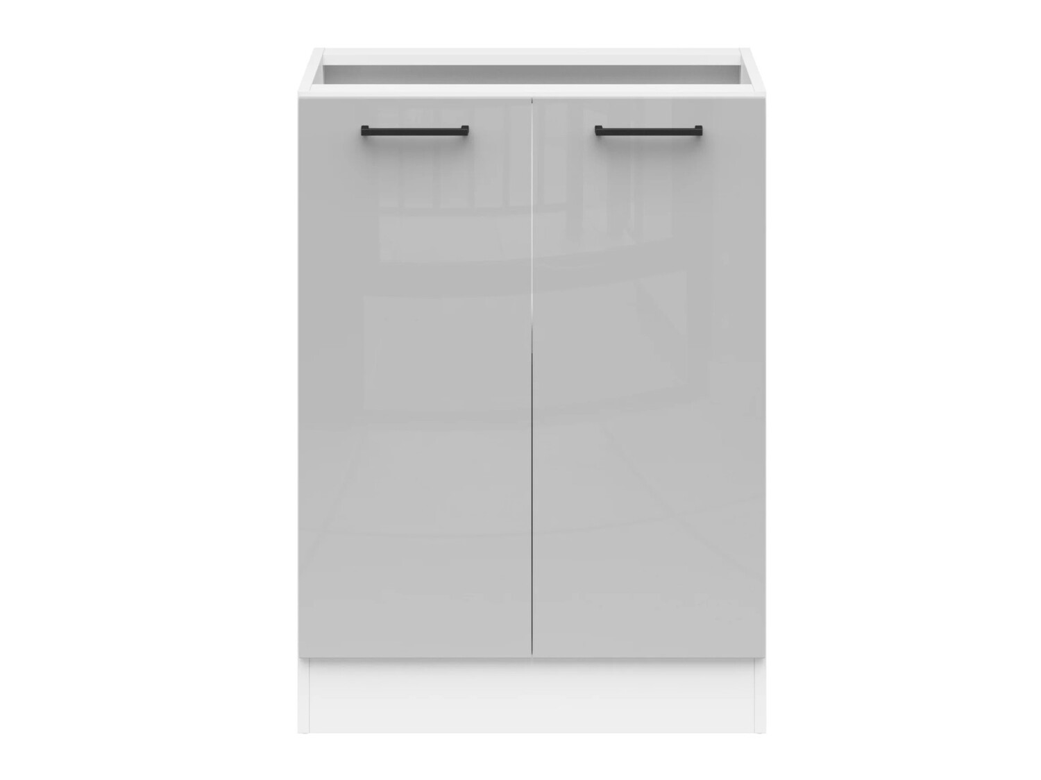 Modular cabinet with doors Line Grey 114