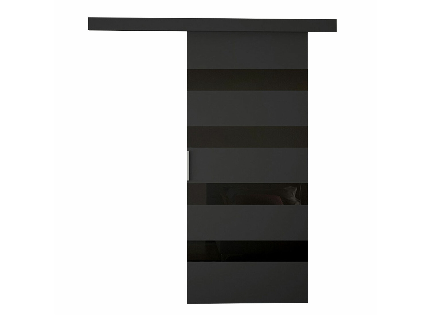 Συρόμενες πόρτες Closico Materia V (Μαύρο)