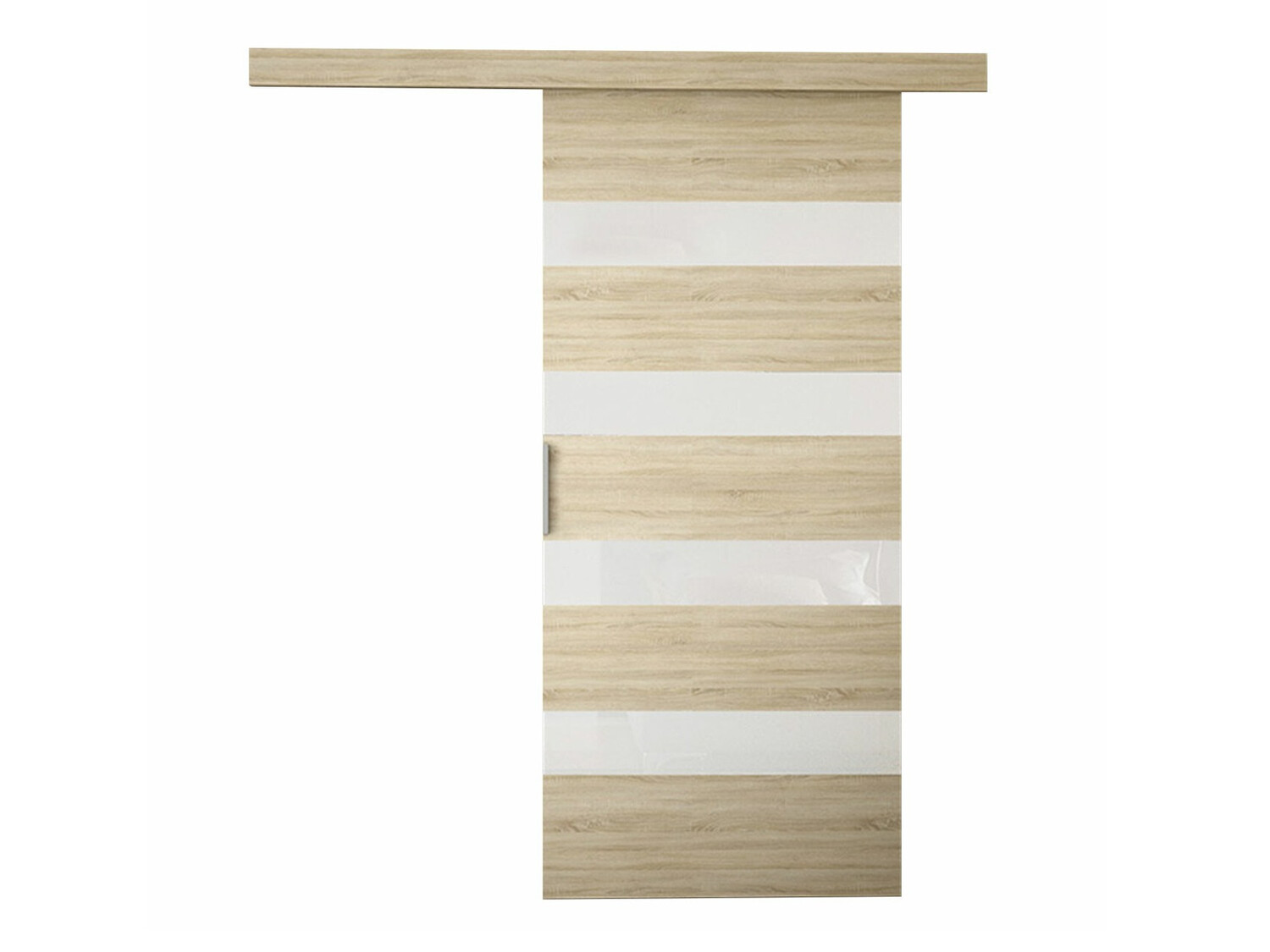 Συρόμενες πόρτες Closico Materia V (Sonoma οξιά + Άσπρο)