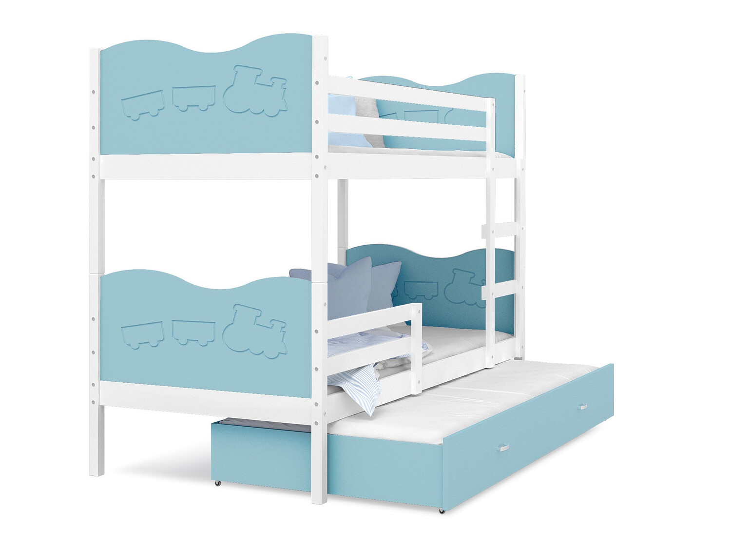 Bunk bed Aurora 110 (White)