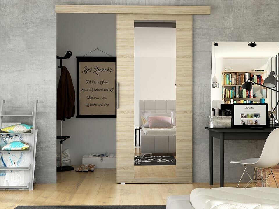 Συρόμενες πόρτες Closico Fundus IV (Sonoma οξιά)