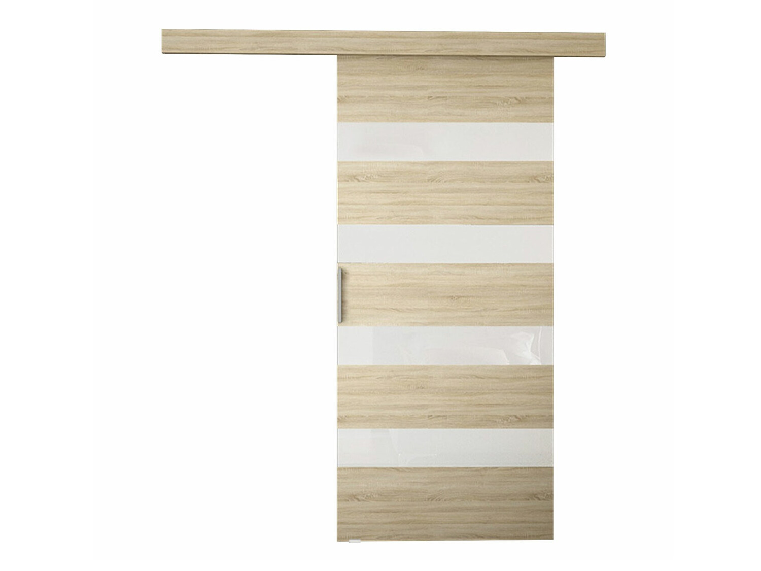 Συρόμενες πόρτες Closico Fundus V (Sonoma οξιά + Άσπρο)