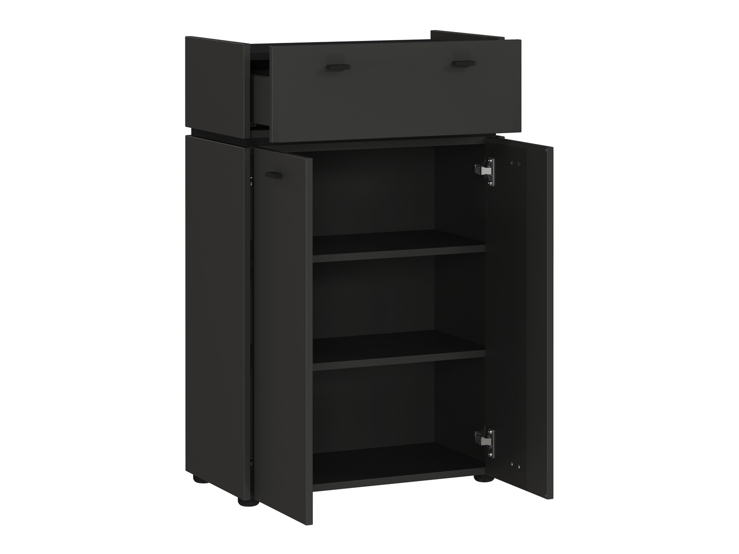 Όρθιο ντουλάπι μπάνιου Larsalu 101 (Γραφίτης)