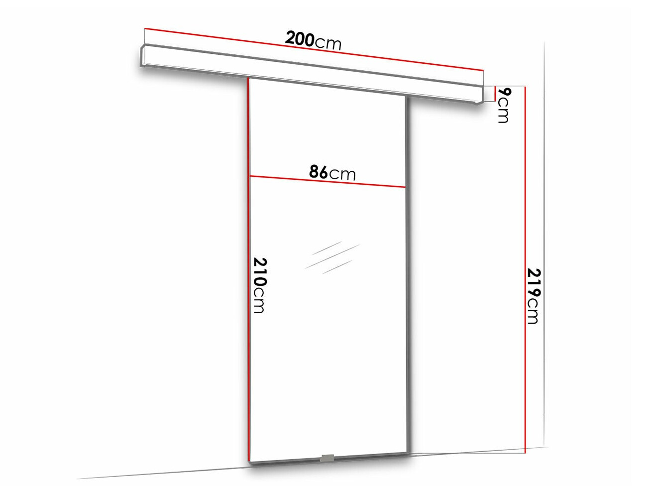 Sliding door Dover 186