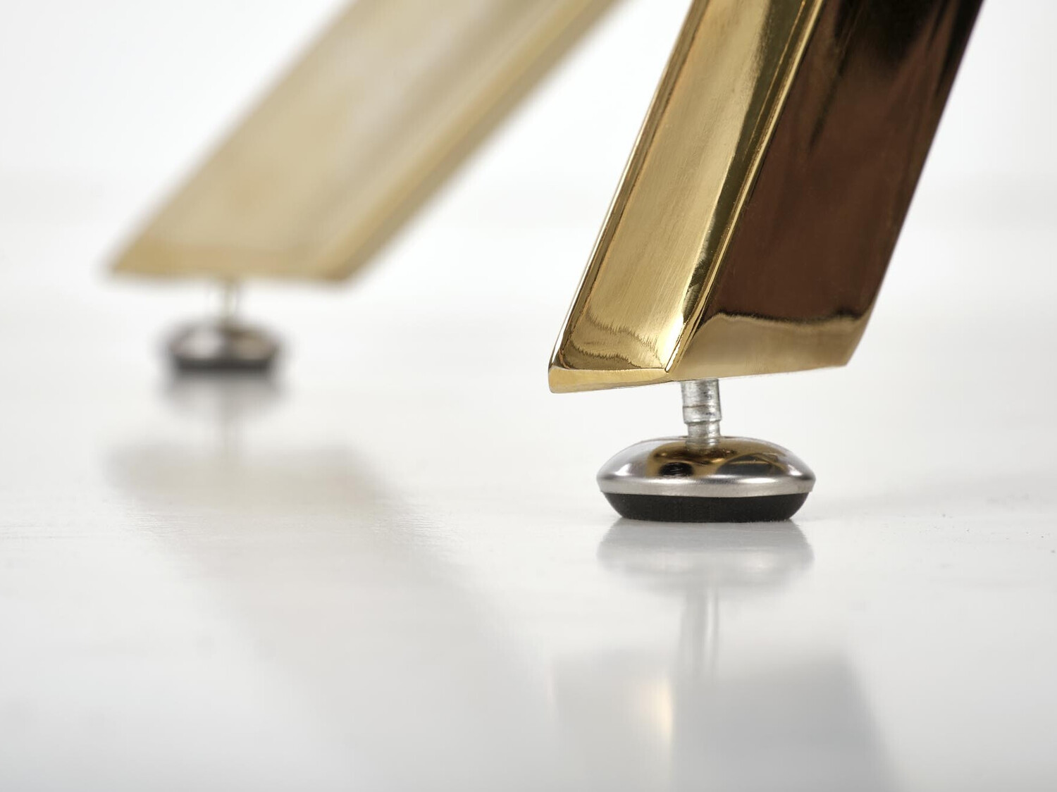 Table Houston 1538 (Golden + White marble)