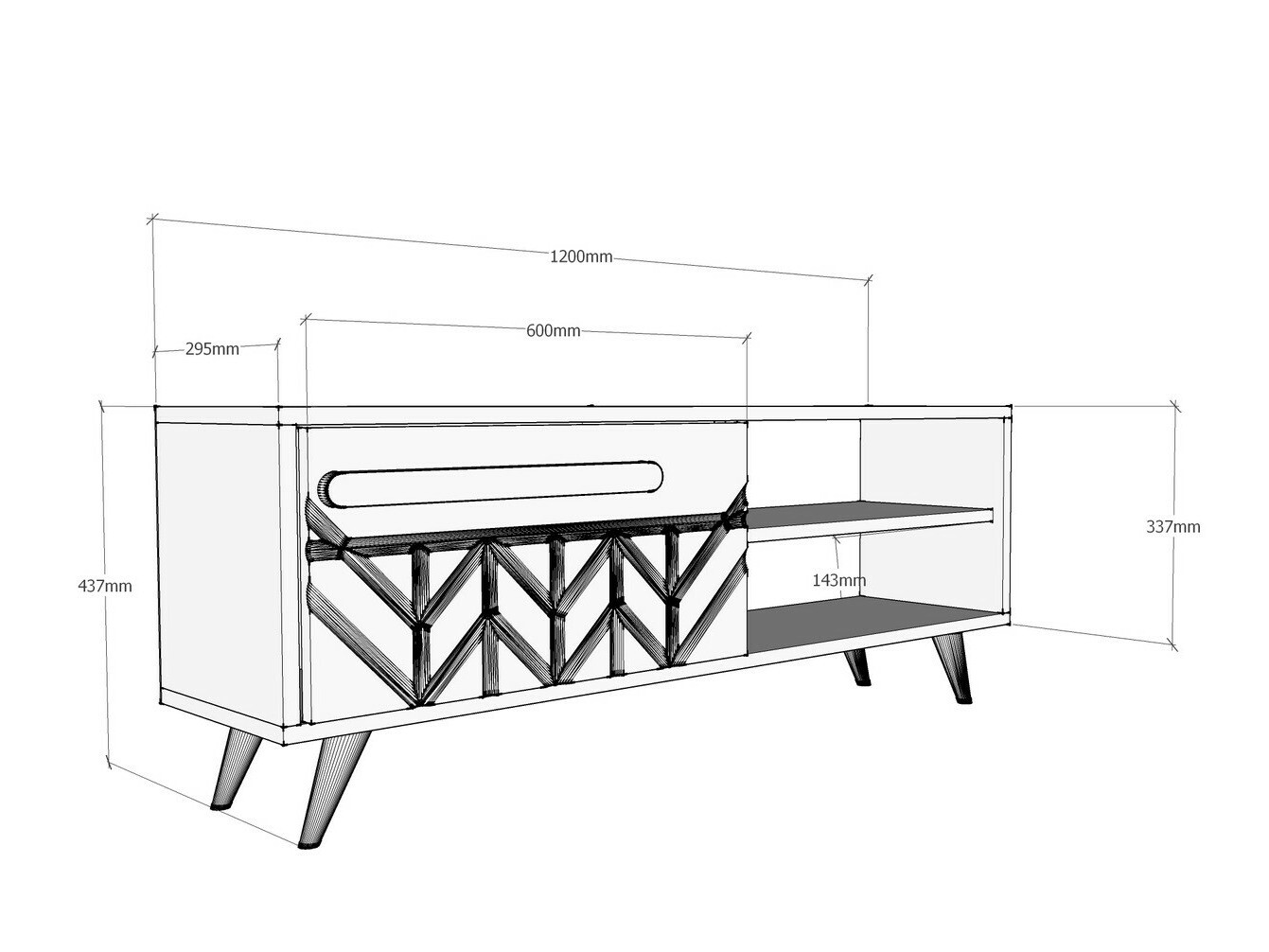 TV stand Kailua 173