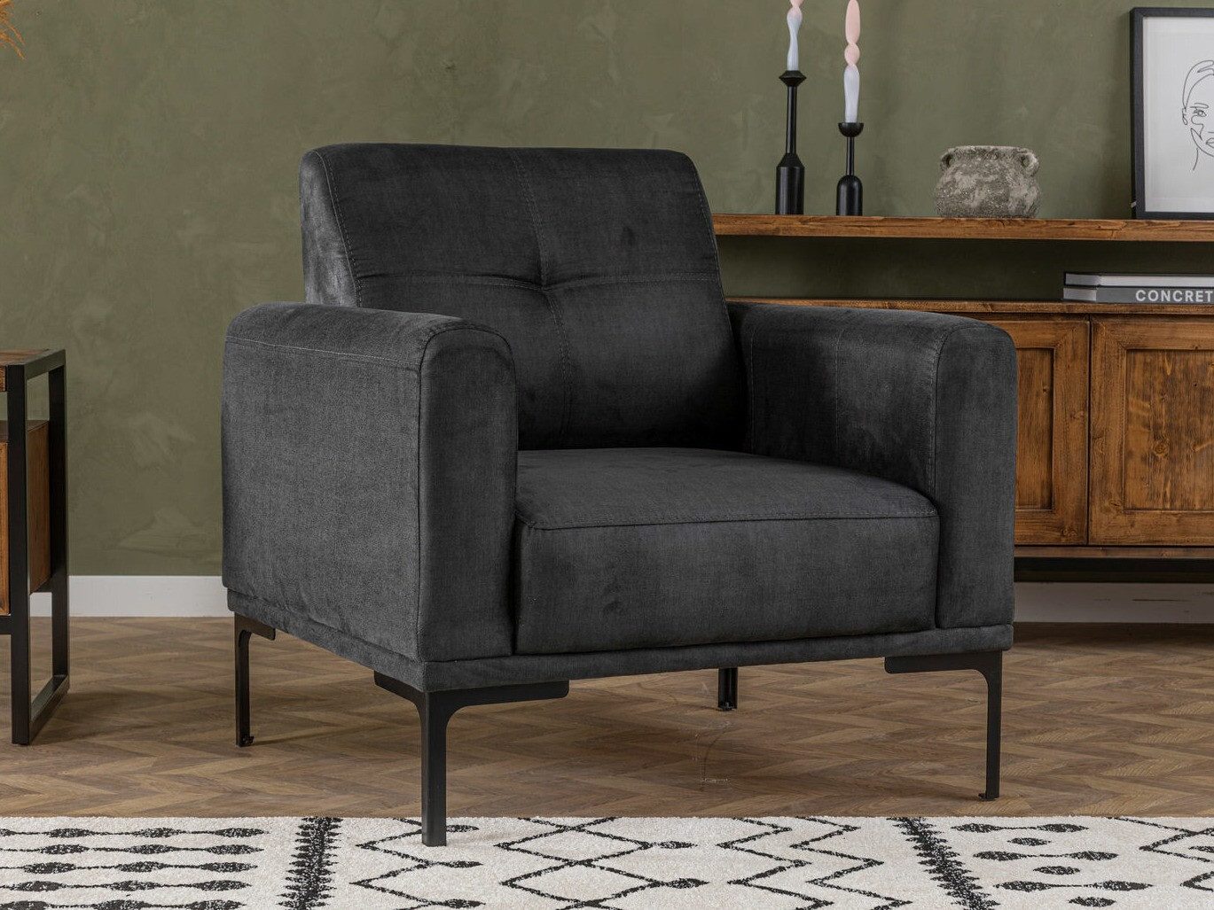 Πολυθρόνα Altadena 147 (Ανθρακί)