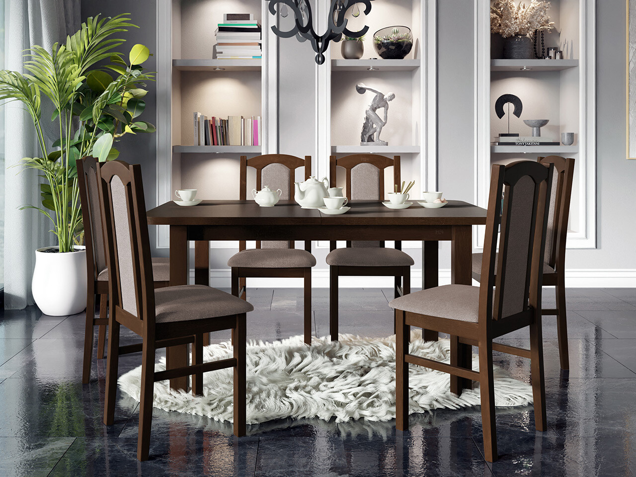 Dining set Victorville 312 (Nut)