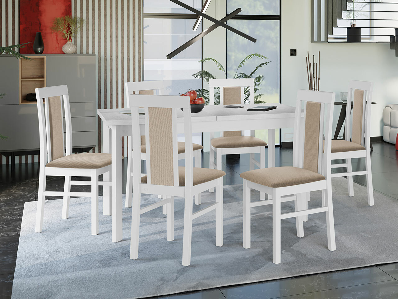 Dining set Victorville 315 (White)