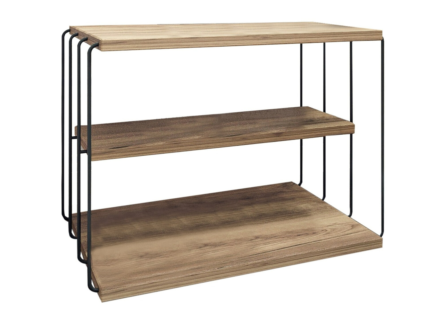 Βοηθητικό τραπεζάκι Kailua 381 (Μαύρο + Πεύκο)