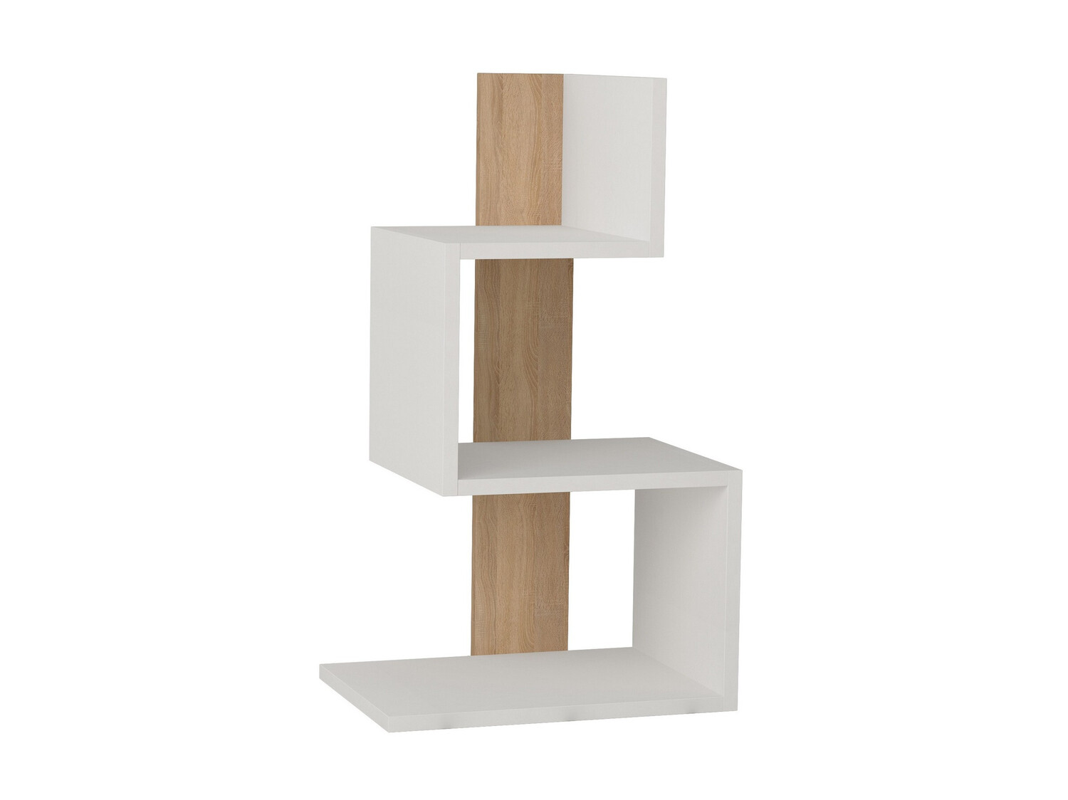 Side table Kailua 401 (White + Oak)