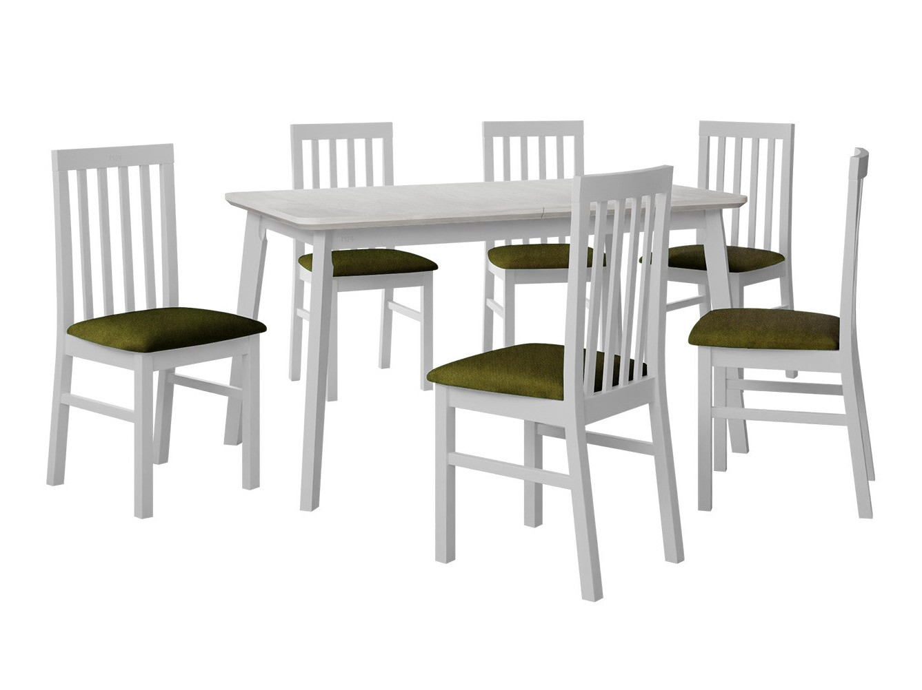 Σετ τραπεζαρίας Victorville 267 (Άσπρο)