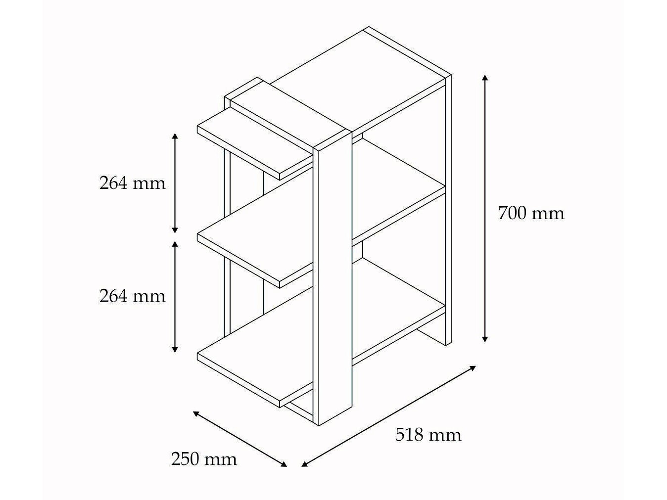 Bookcase Kailua 479