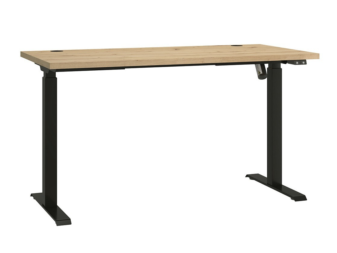 Height-adjustable desk Tucson 171 (Artisan oak + Matte black)