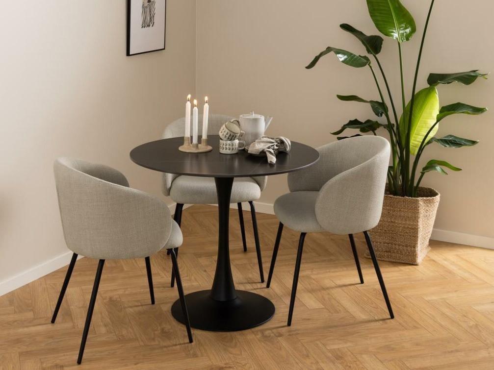 Chair Norsica 862 (Beige + Black)