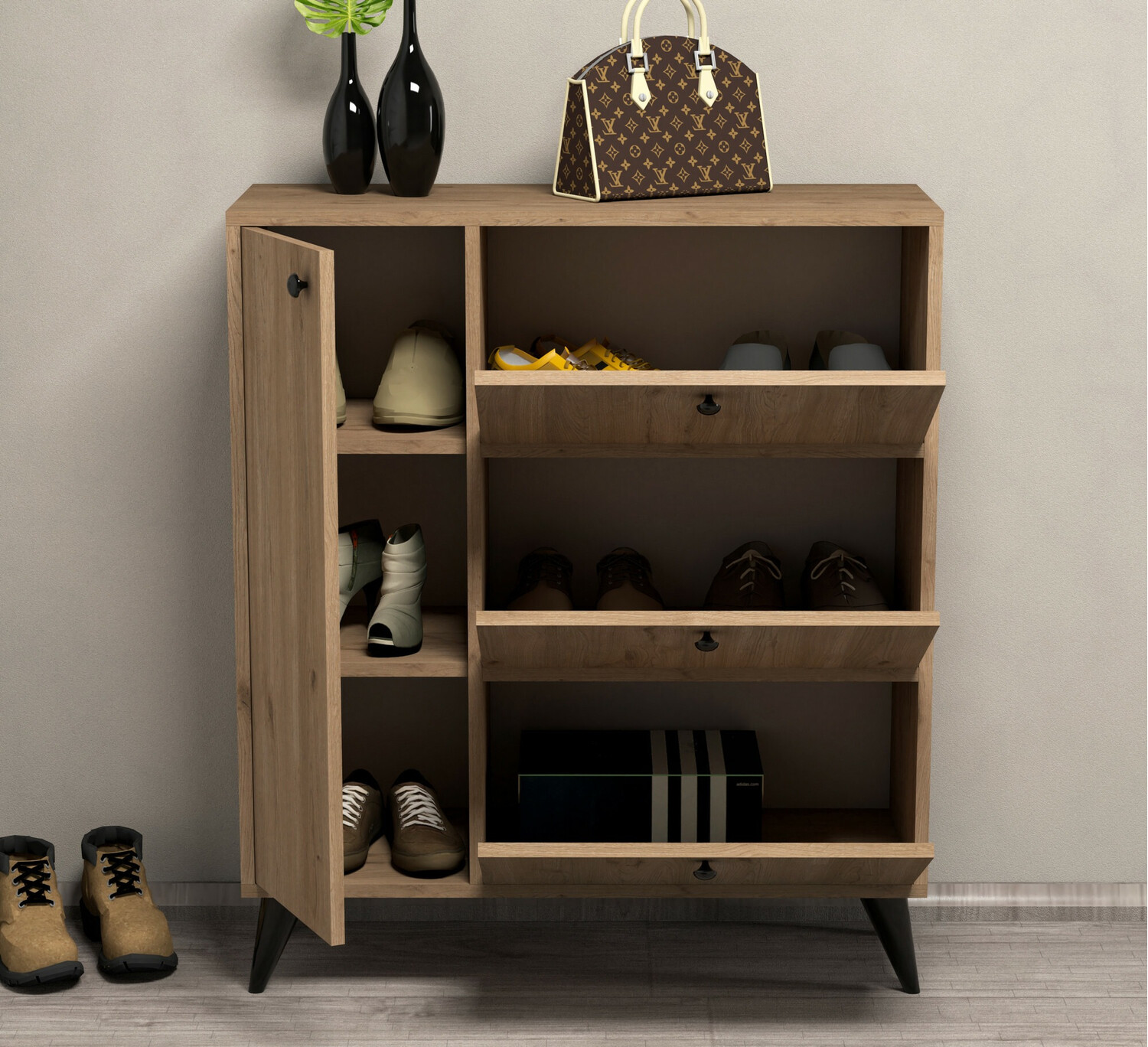 Shoe shelf Kailua 540 (Oak)