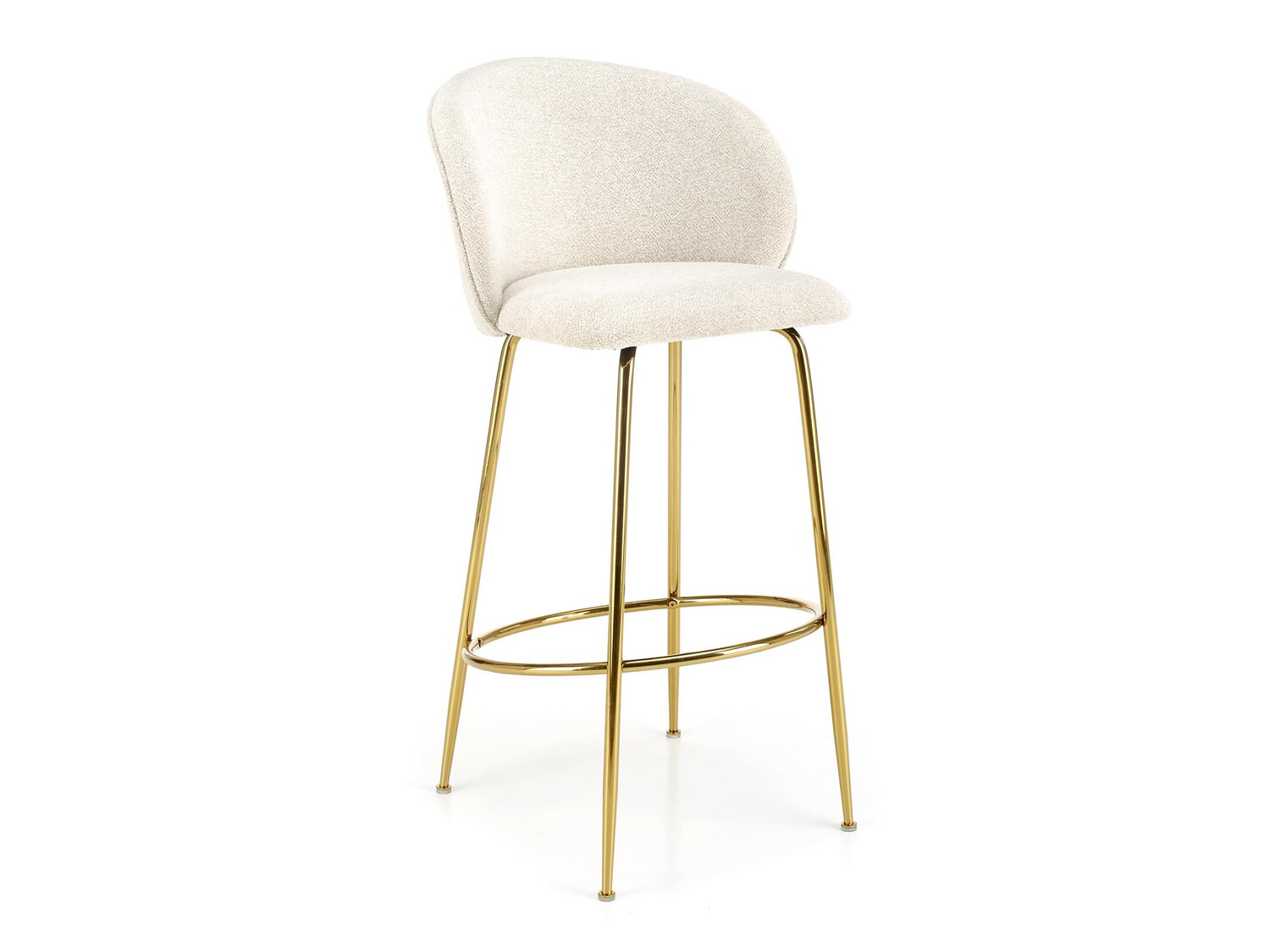 Bar stool Houston 1554 (Cream + Golden)