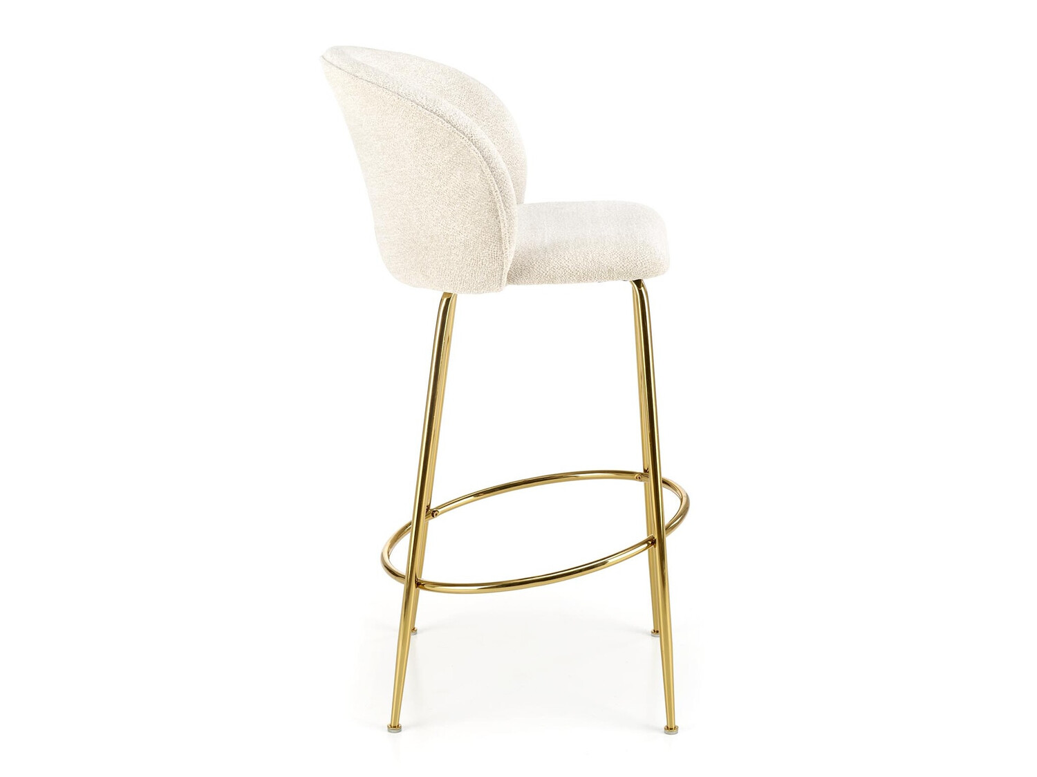 Bar stool Houston 1554 (Cream + Golden)