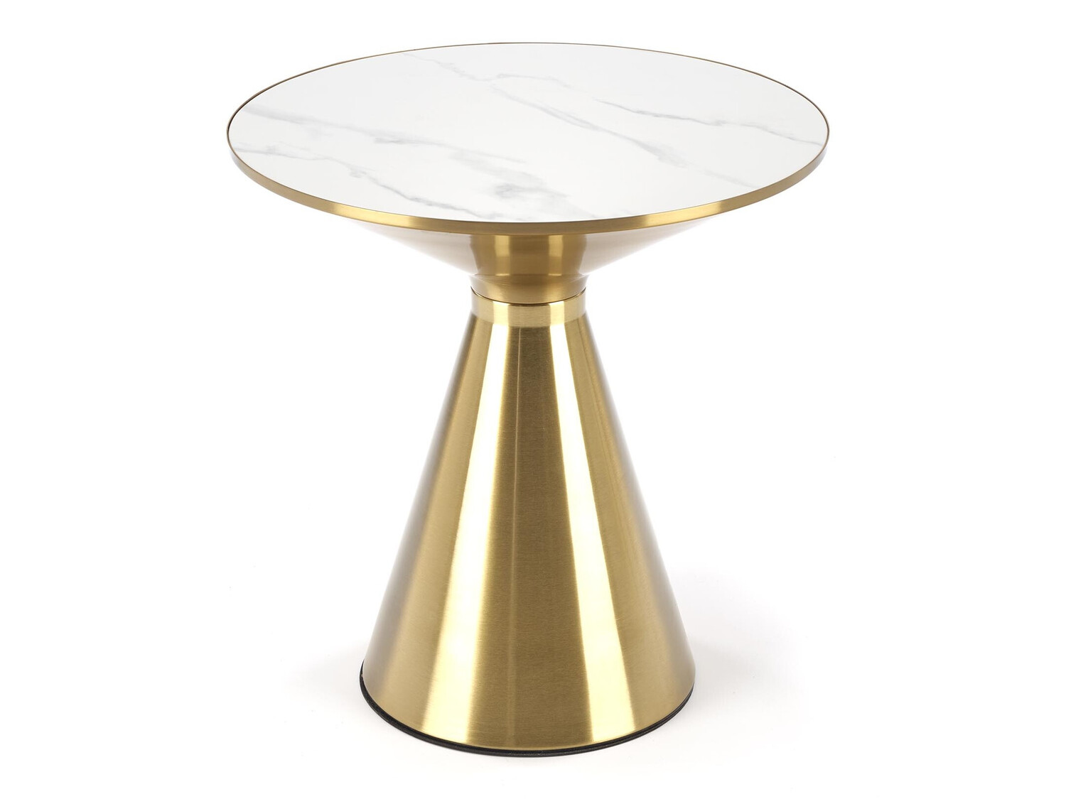 Coffee table Houston 1553 (Golden + White marble)
