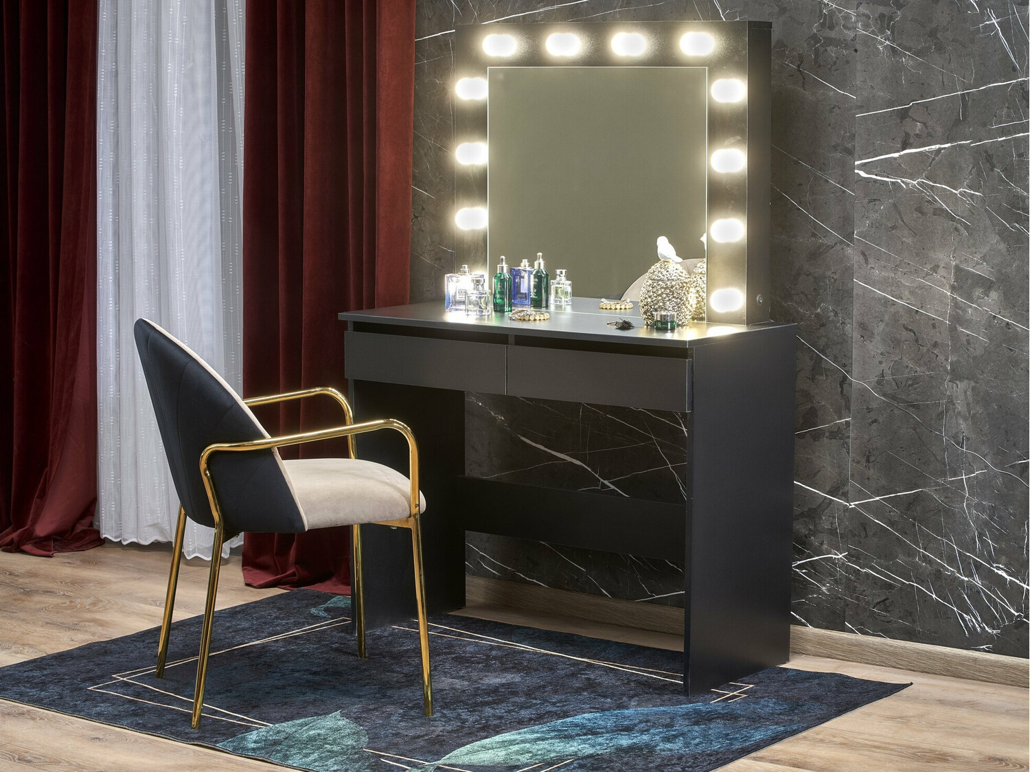 Τουαλέτα Houston Gaudium (Μαύρο)