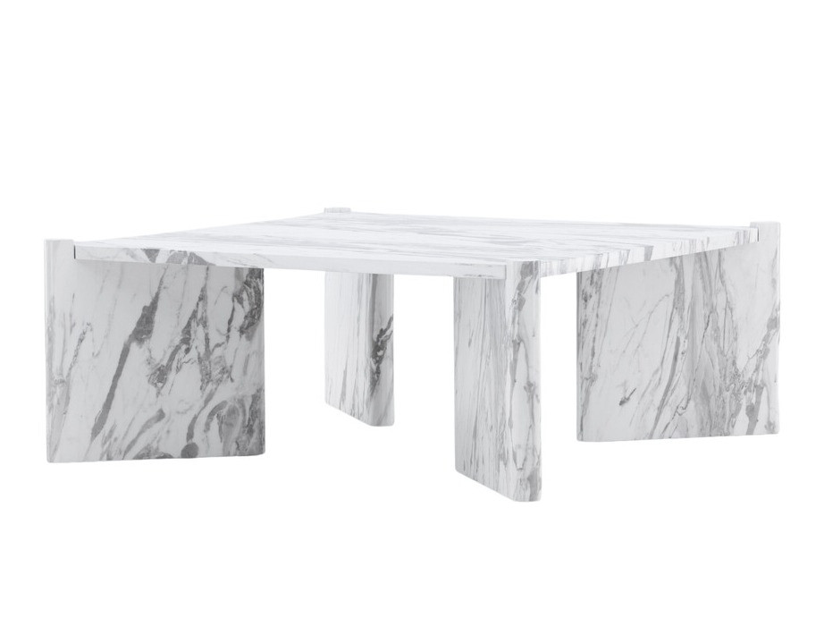 Coffee table Dallas 4198 (White marble)