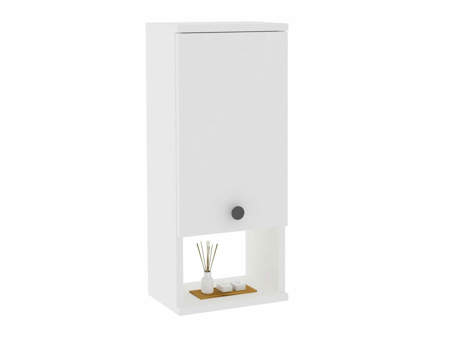 Επιτοίχιο ντουλάπι μπάνιου Kailua 754 (Άσπρο)