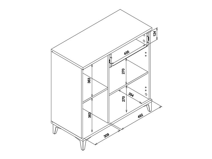 Chest of drawers Tormave 101