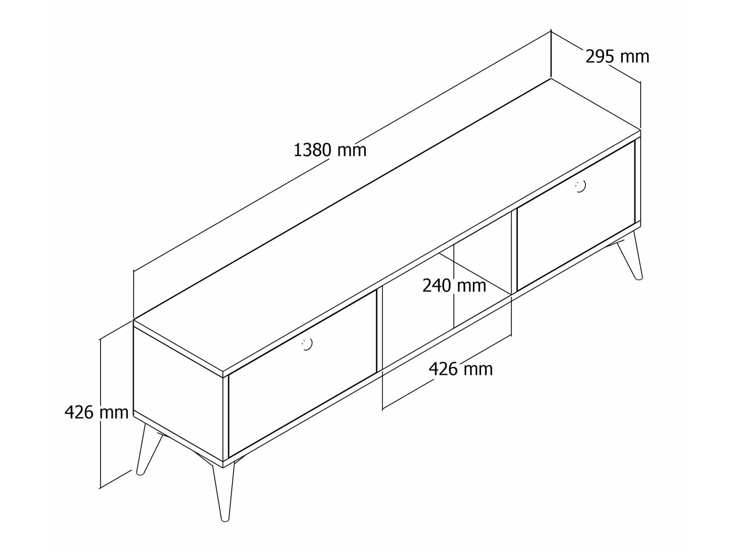 Έπιπλο τηλεόρασης Kailua 1012