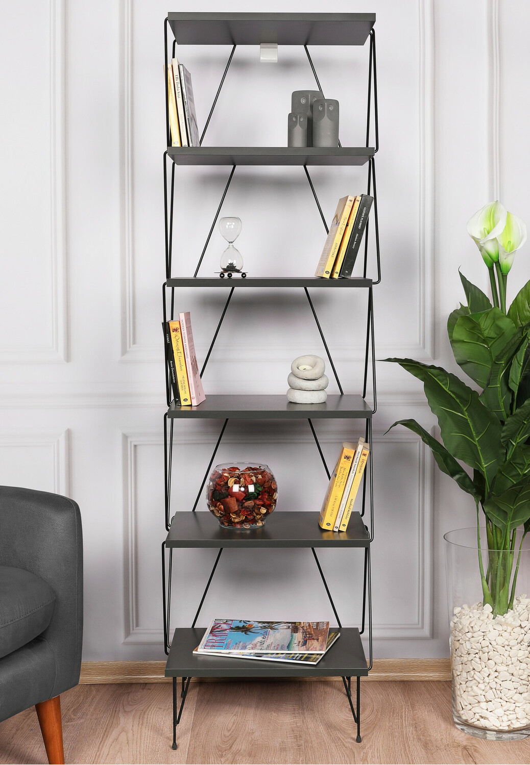 Βιβλιοθήκη Kailua 1044 (Ανθρακί)