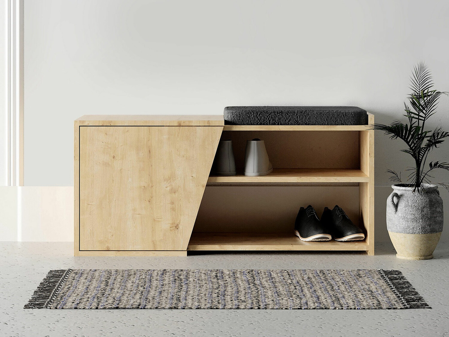 Shoe shelf Kailua 1081 (Oak)