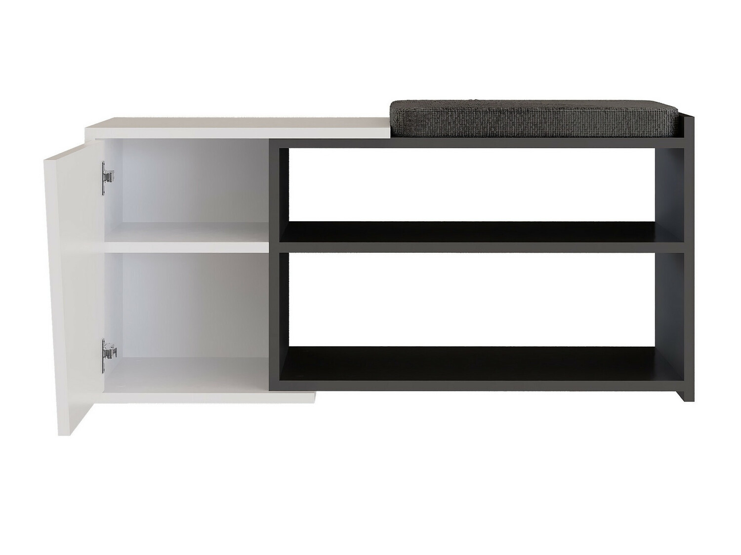 Shoe shelf Kailua 1081 (White + Anthracite)