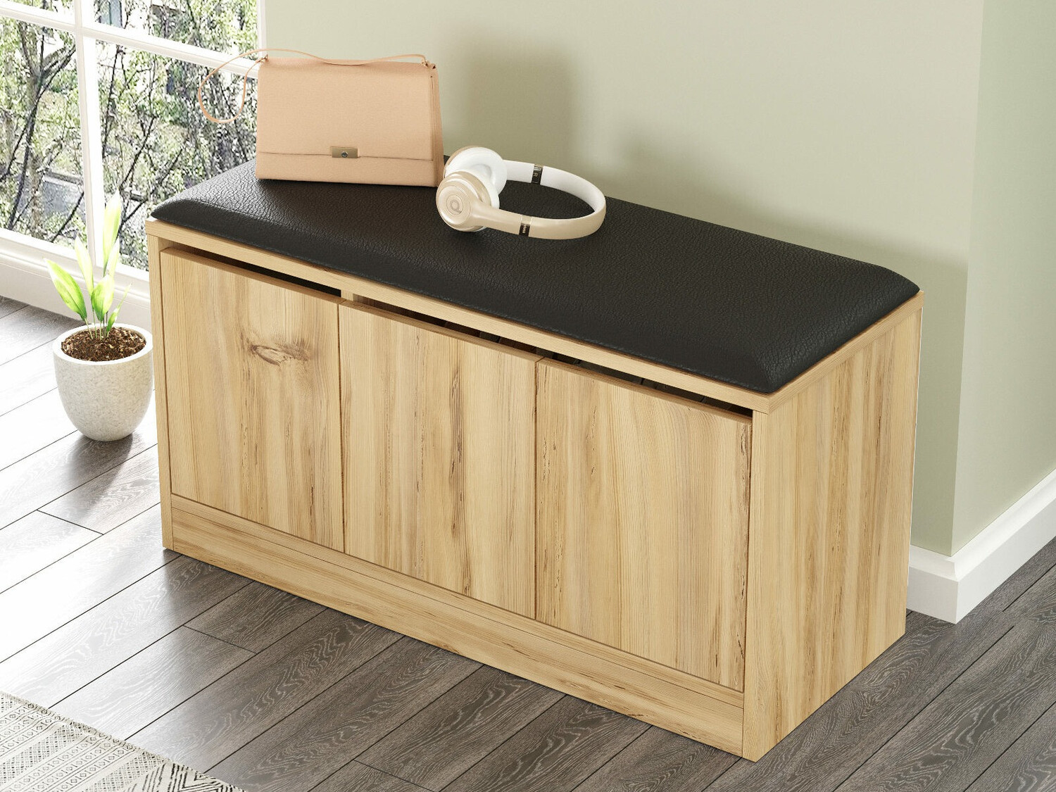 Shoe shelf Kailua 1084 (Oak)