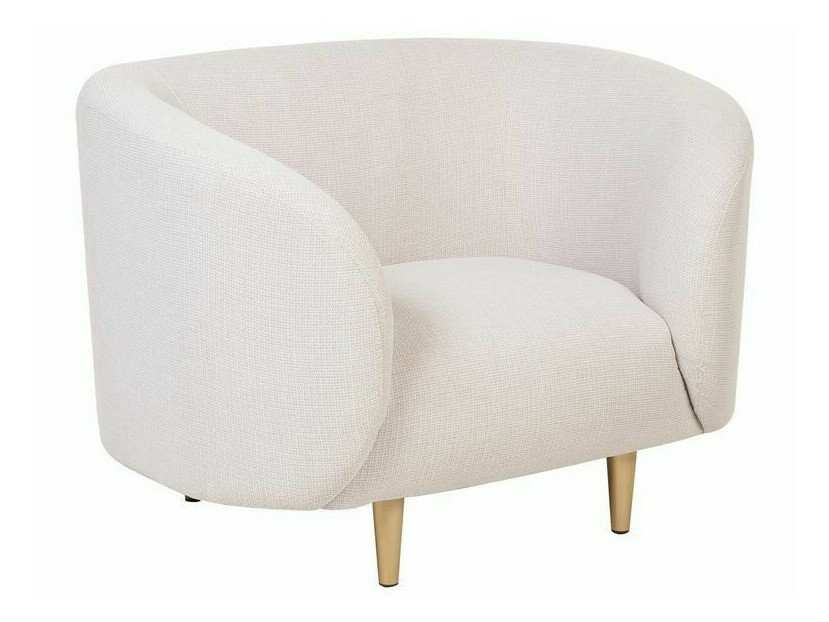 Σετ ταπετσαρισμένων επίπλων Berwyn 124 (Μπεζ + Χρυσό)