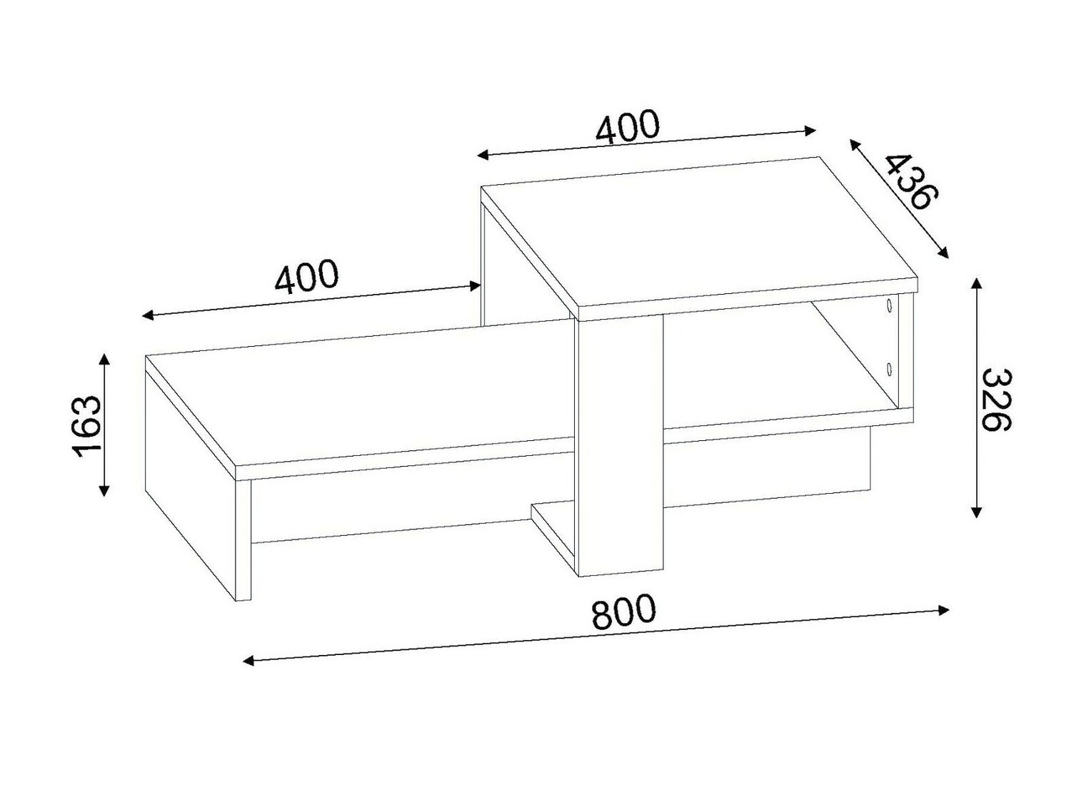 Coffee table Kailua 1185